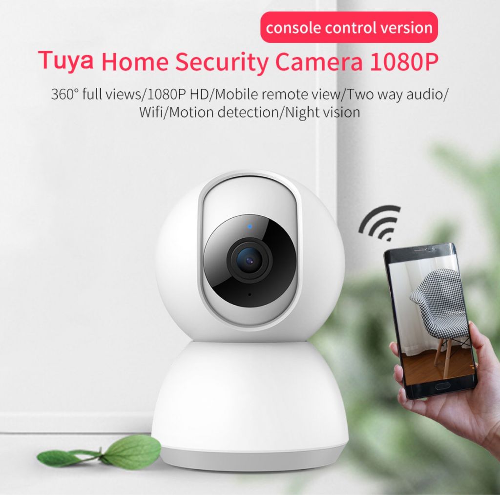 Tuya Wi-Fi 360 Degree 1080P 2MP Two-Way Audio Indoor Baby Camera