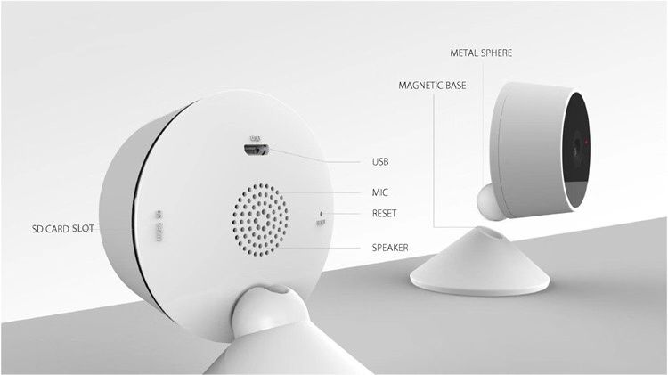 Tuya Wi-Fi 360 Degree 1080P 2MP Two-Way Audio Indoor Baby Camera