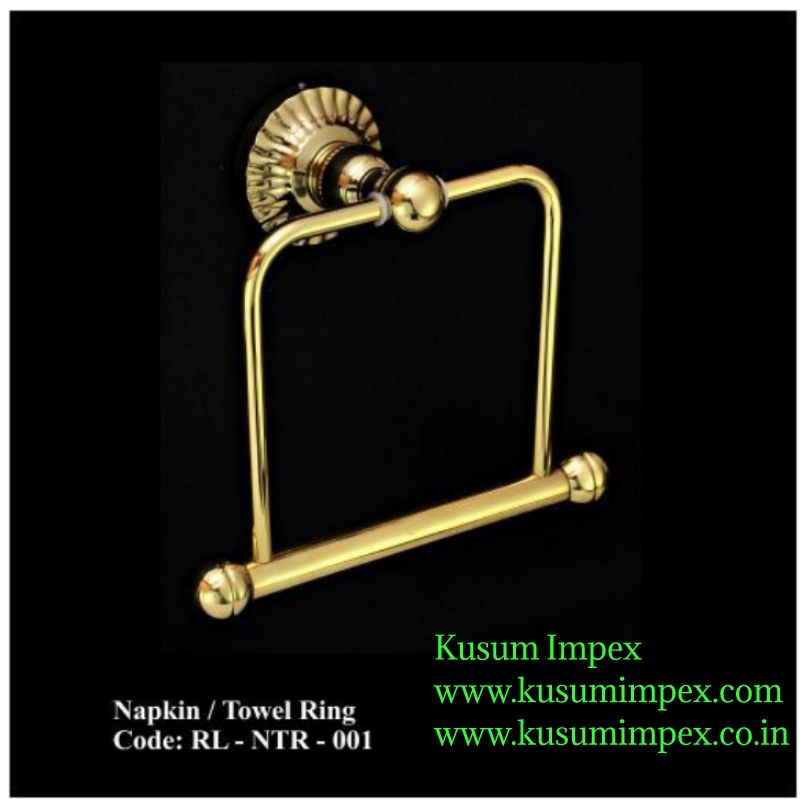 Chrome Plated Brass Towel Rack