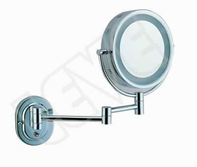 Lighted wall mirror