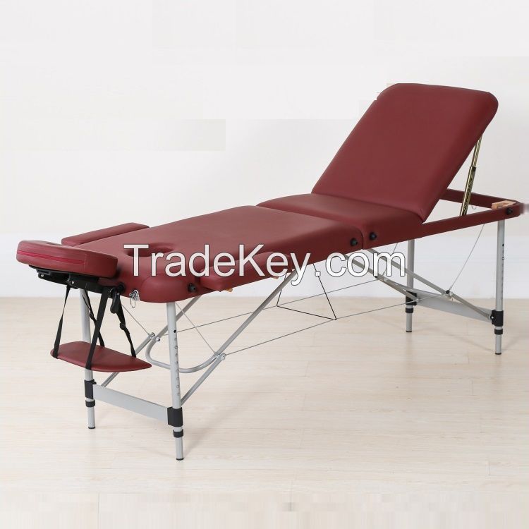 3 body aluminum portable massage table