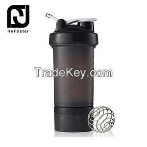 Plastic 500Ml Protein Shaker Bottle