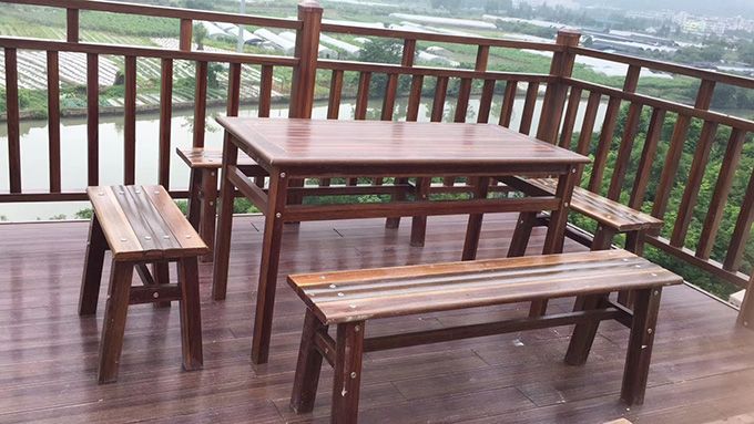 FRP garden table