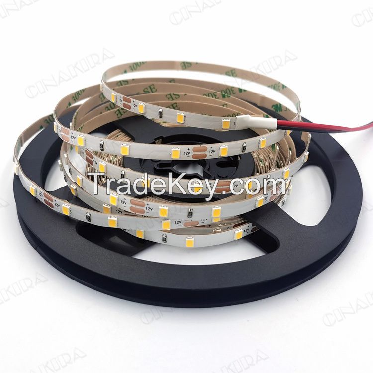 10M a Roll Length Customized Cabinet Led Strip 120leds/m 60leds/m High Brightness Smd2835 Dc12v 8mm 5mm Width Soft Led Strip