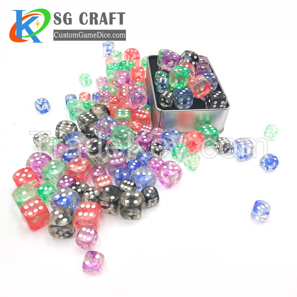 plastic dice