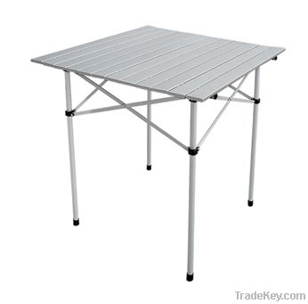 aluminum table