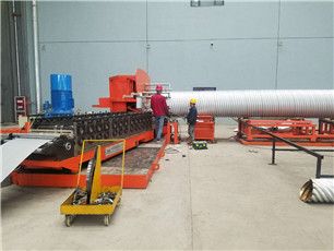 STEEL CORRUGATED PIPE MANUFACTURE MCHINE