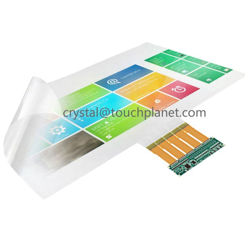 55 60 65 70 75 86 98&quot; Large Format Interactive Touch Foil Capacitive Touch Foil Film Touch Screen Foil