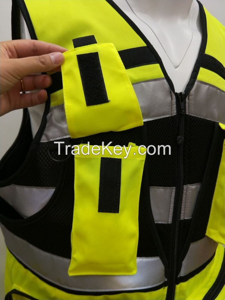 High Visibility Reflective Safety Sports anti - collision Vest for pub