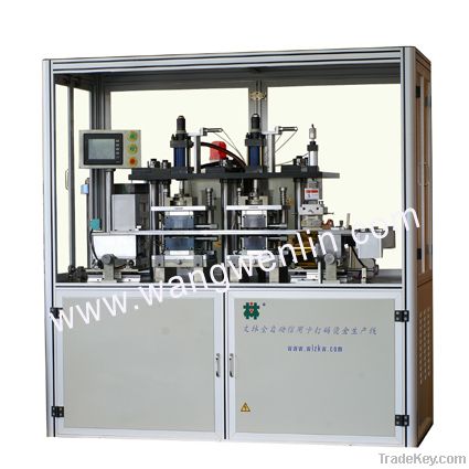 Full automatic embossing and tipping machine