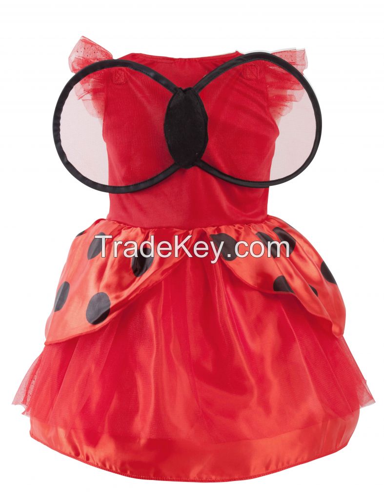 Miraculous Ladybug Costume for Girls, Kids Halloween Fancy Dress Up Outfit