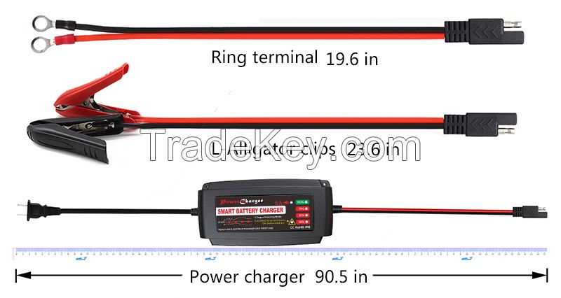 LST  5A  12V  Vehicle  Battery  Charger