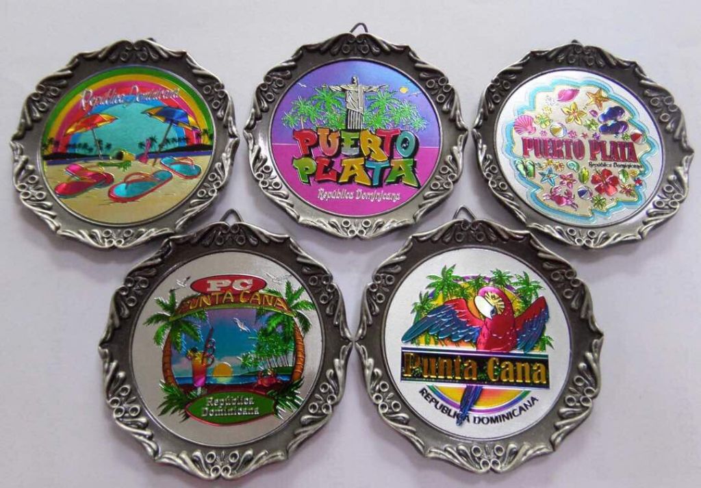 OEM souvenir foil magnet, hot-selling metal magnet, refridgerator gift magnet