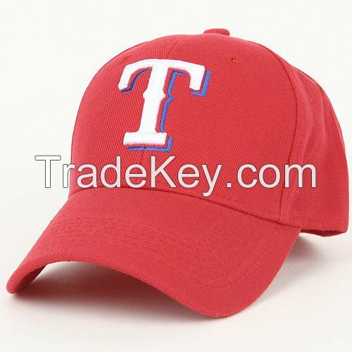 Fashion premium trucker cap, cheap red cotton customized baseball cap,trend adult snakback hat with embroidry logo