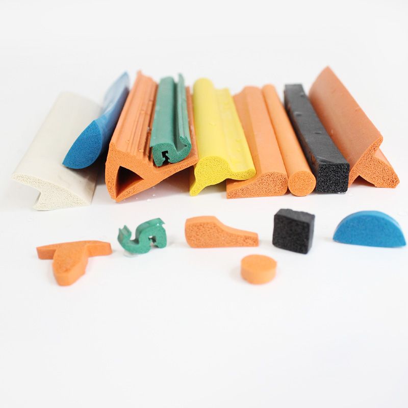 Anti-aging silicone rubber seals strip for mechanical equipment seals