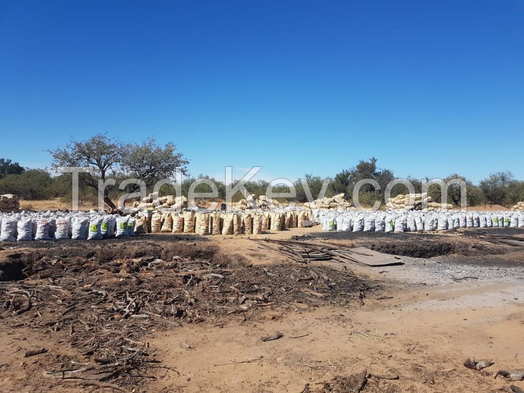 Mesquite charcoal and firewood
