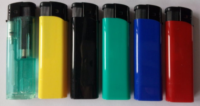 Newest Design Solid Custom Colors Plastic Lighters ABS Electric Gas Lighter with Logo