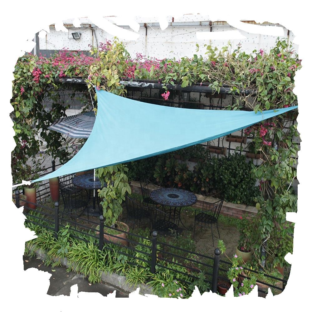 fabric wind sail wave sun shade sail portable