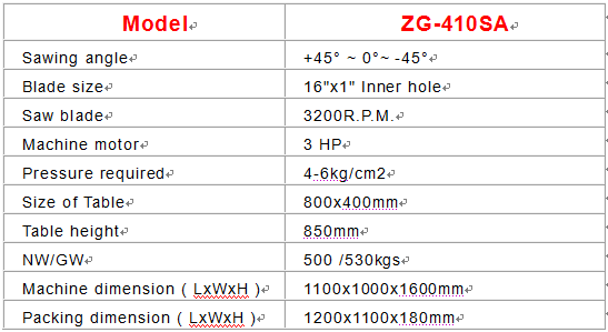 Aluminum profile cutting machine