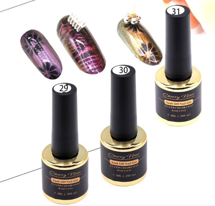 Best Quality 10ML Print Logo Transparent Color Nail Sticker Polish Gel