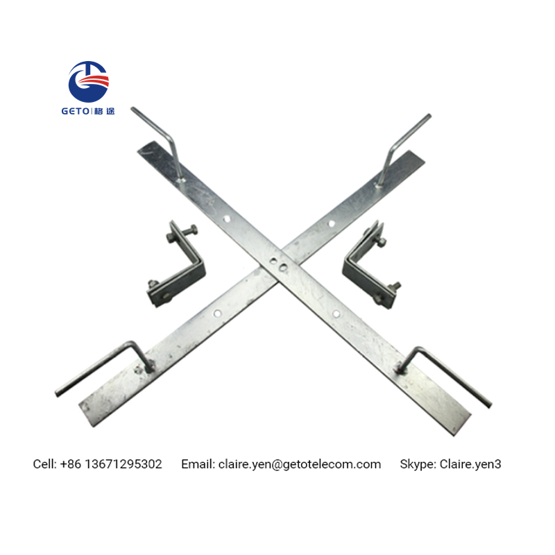 Fiber optic cable storage bracket cable reserve stocking