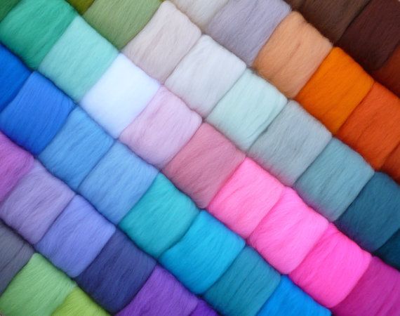 100% Merino Wool Fibre DIY Felt Wet Needle DIY Felted Wool