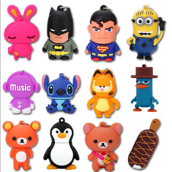 Wholesale Pendrive 4GB 8GB 16GB 32GB Cartoon 3D Animal USB Flash Drive