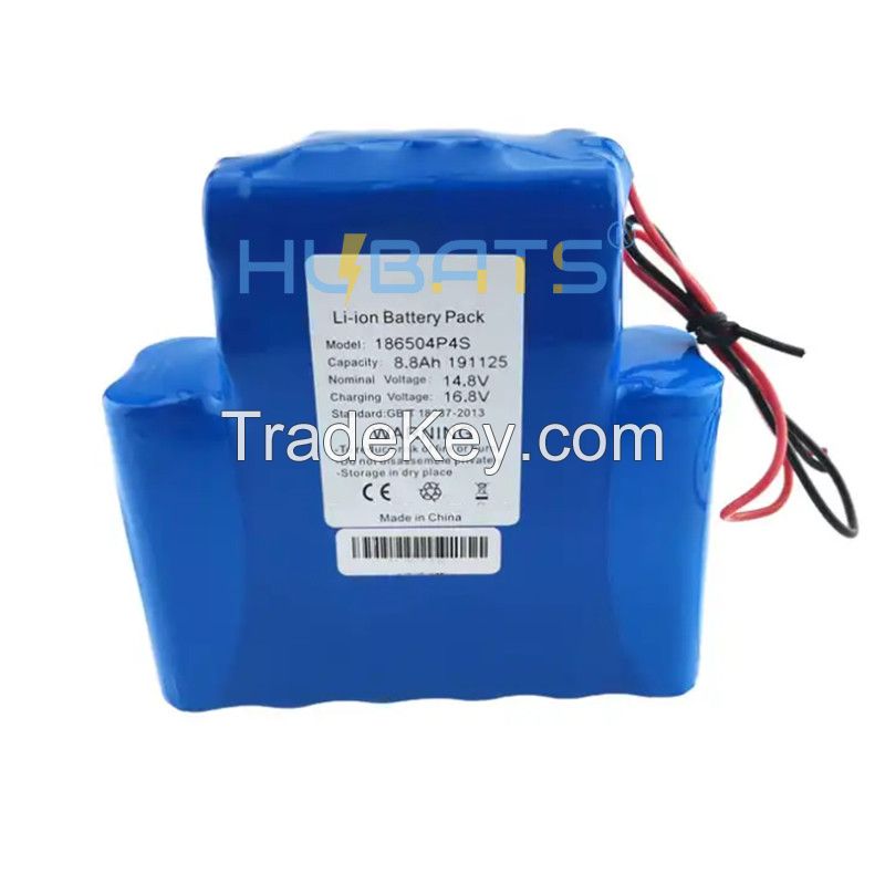 Hubats Icr18650 4s4p 14.8V 8800mAh Lithium Ion Battery Used for Stage Lighting Lamp 14.8V 8800mAh Li-ion Stage Lighting Battery