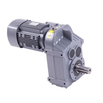 R type motor gear speed reducer in shaft output