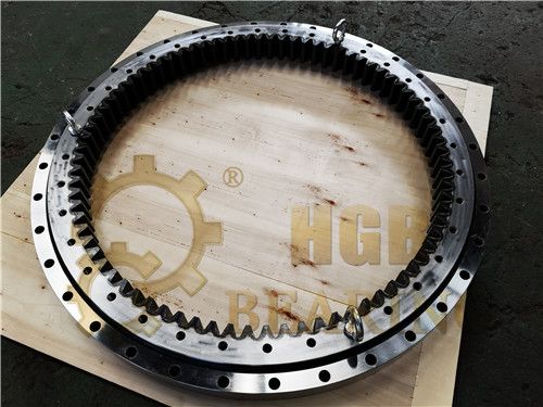 excavator slewing bearing with internal gear