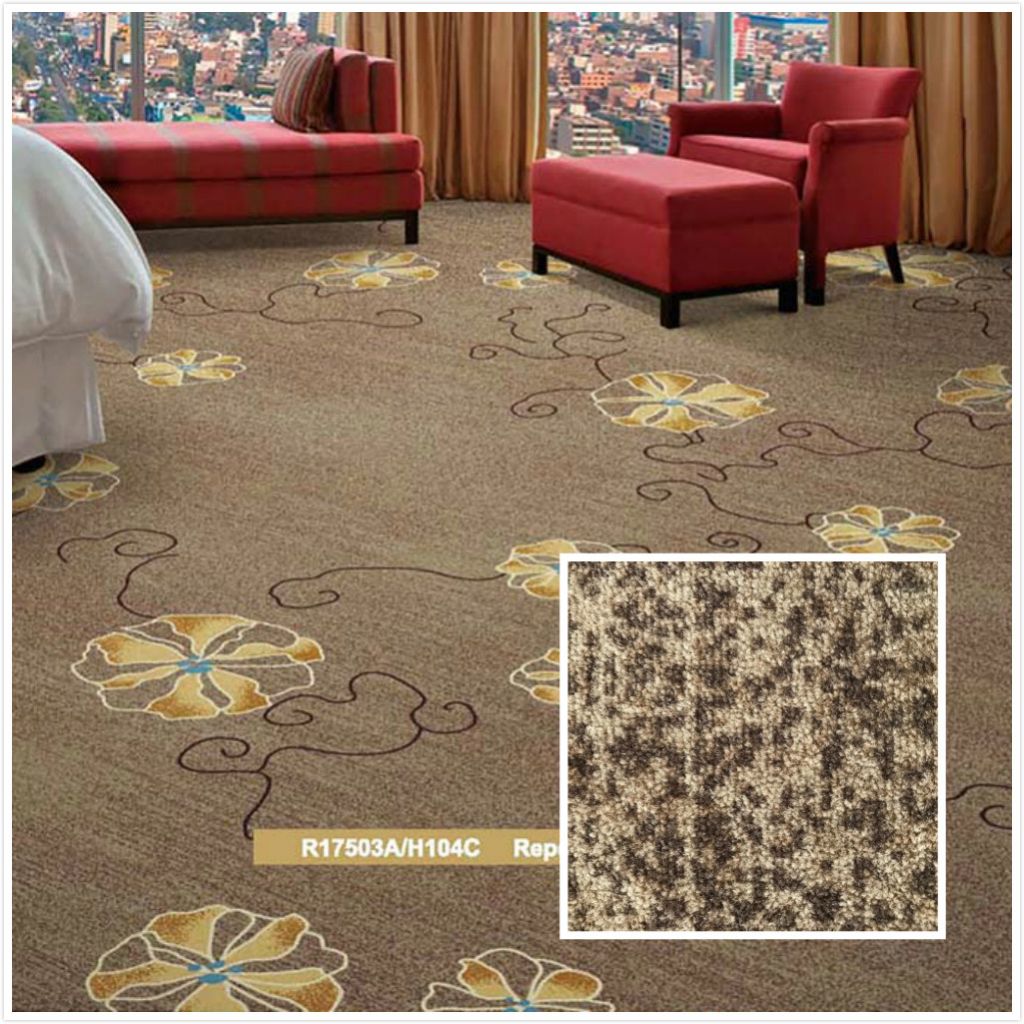 Commercial Nylon Printed Carpet for Room