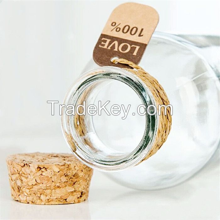 Empty Glass Bottle with Cork