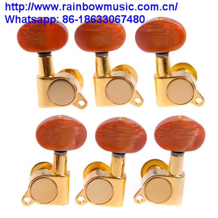 Wholesale Acoustic Guitar Tuning Pegs Set Bass Tuning Key Locking key Metal Head Machine Heads guitar parts