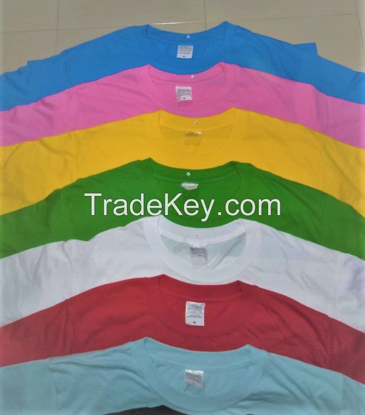 Cotton Stock the best quality wholesale promotional tee shirt S/S