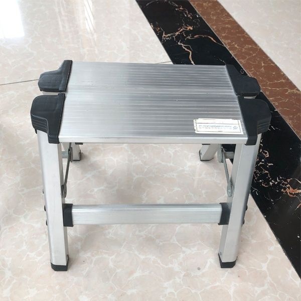 EN131 Portable stairs aluminum for 2 step fishing ladder stool outdoor using