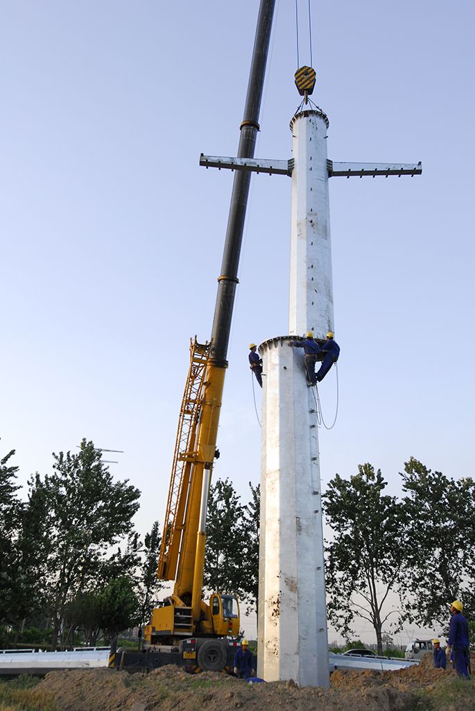 telecommunication steel tower