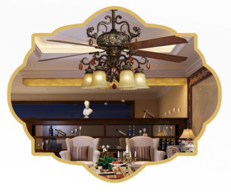 Classical Luxury Ceiling Fans with Lights