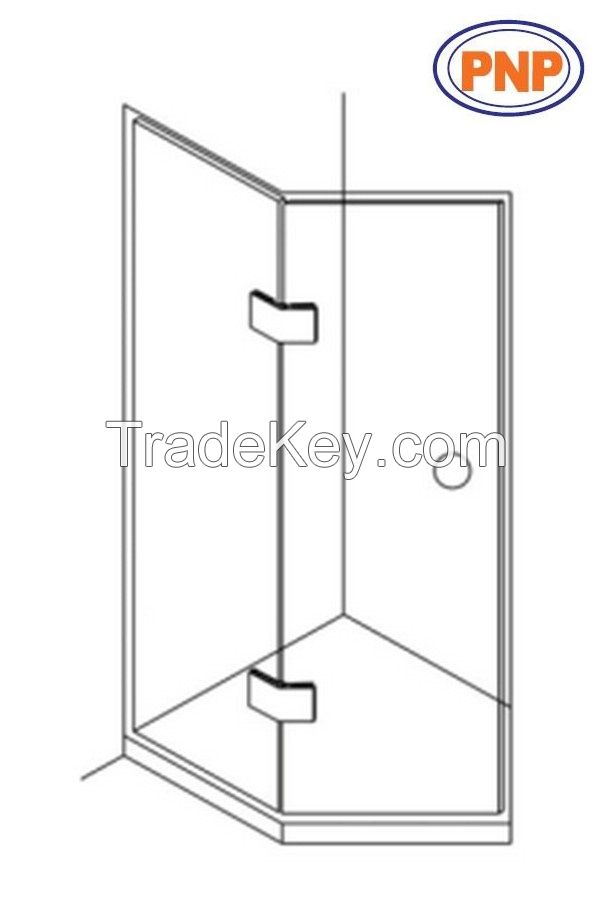 PNP990N-2 Glass To Glass 135 Degree Front Hinges