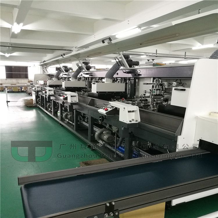 WUTUNG SK AUTOMATIC UV CURING and SCREEN PRINTING SYSTEM - SCREEN TRAIN SERIES CA-102, 1028