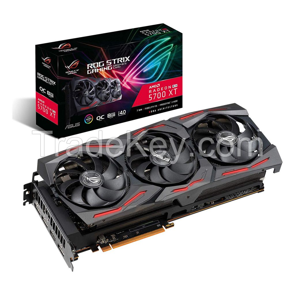 ASUS ROG Strix AMD Radeon RX 5700XT Overclocked 8G GDDR6 HDMI DisplayPort Gaming Graphics Card (ROG-STRIX-RX5700XT-O8G-GAMING)