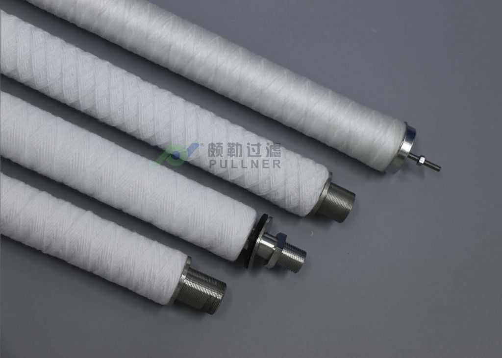 Backwash Power Plant Filter Cartridge String Wound CPU Filter Element OEM