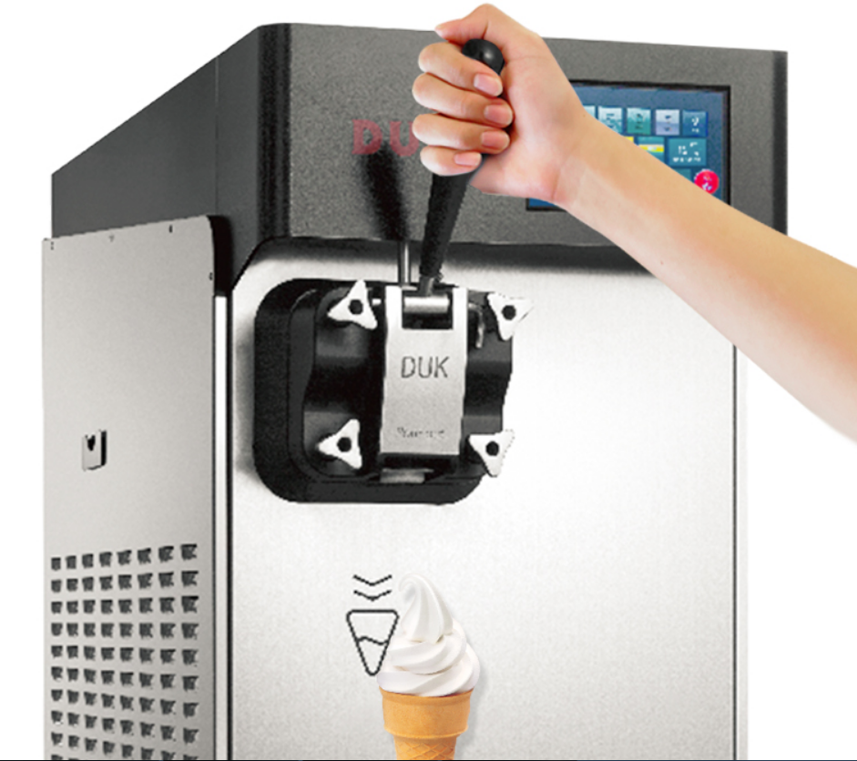 DUK high capacity CE ETL certificate single flavor soft serve ice cream countertop style 