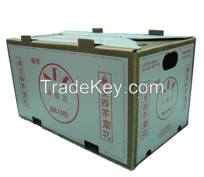 wax dipper carton boxes for vegetables and fruits