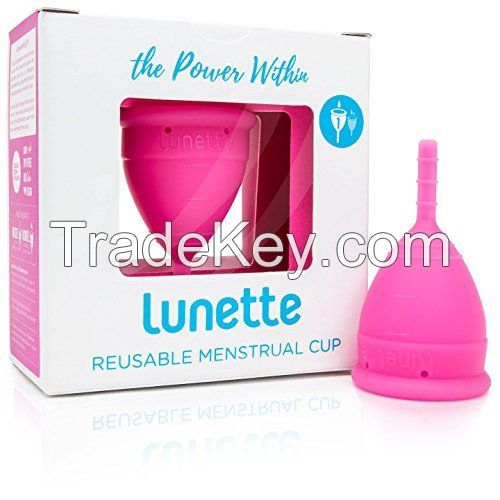 100% imported medical grade liquid silicone Feminine Hygiene Product Menstrual Cups 