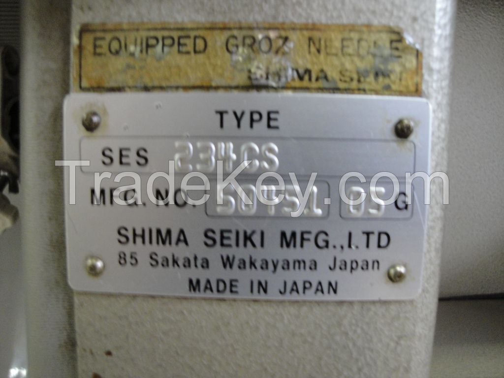 used shima seiki ses234CS 5gg year 1995 1996