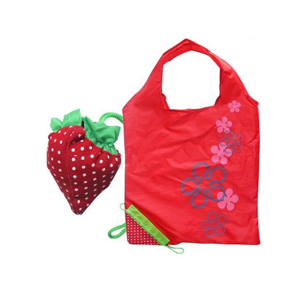 Strawberry Folding Shopping Bag