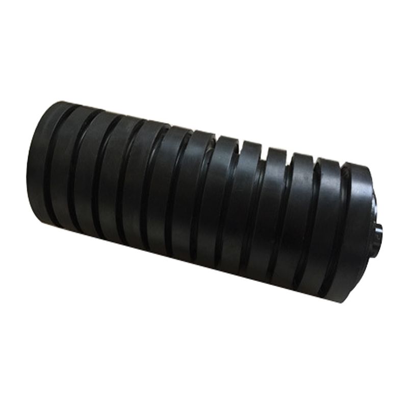 DTII  TD75 conveyor impact roller with rubber coated