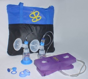 VersaPed Foot-Powered Breast Pump (with Non-Massaging flanges)