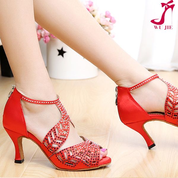 wujie shoes ladies and men latin and ballroom dance shoes .jazz