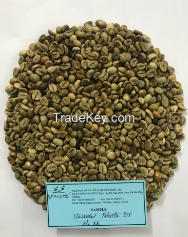 Unwashed Robusta Coffee Beans S16-S18